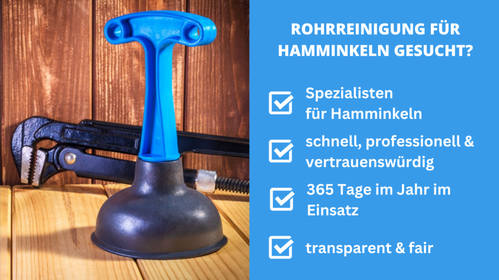 Rohrreinigung für Hamminkeln.